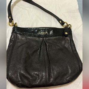 Black coach bag